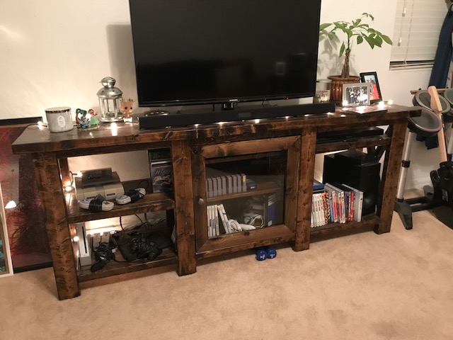 Ana white online tv stand